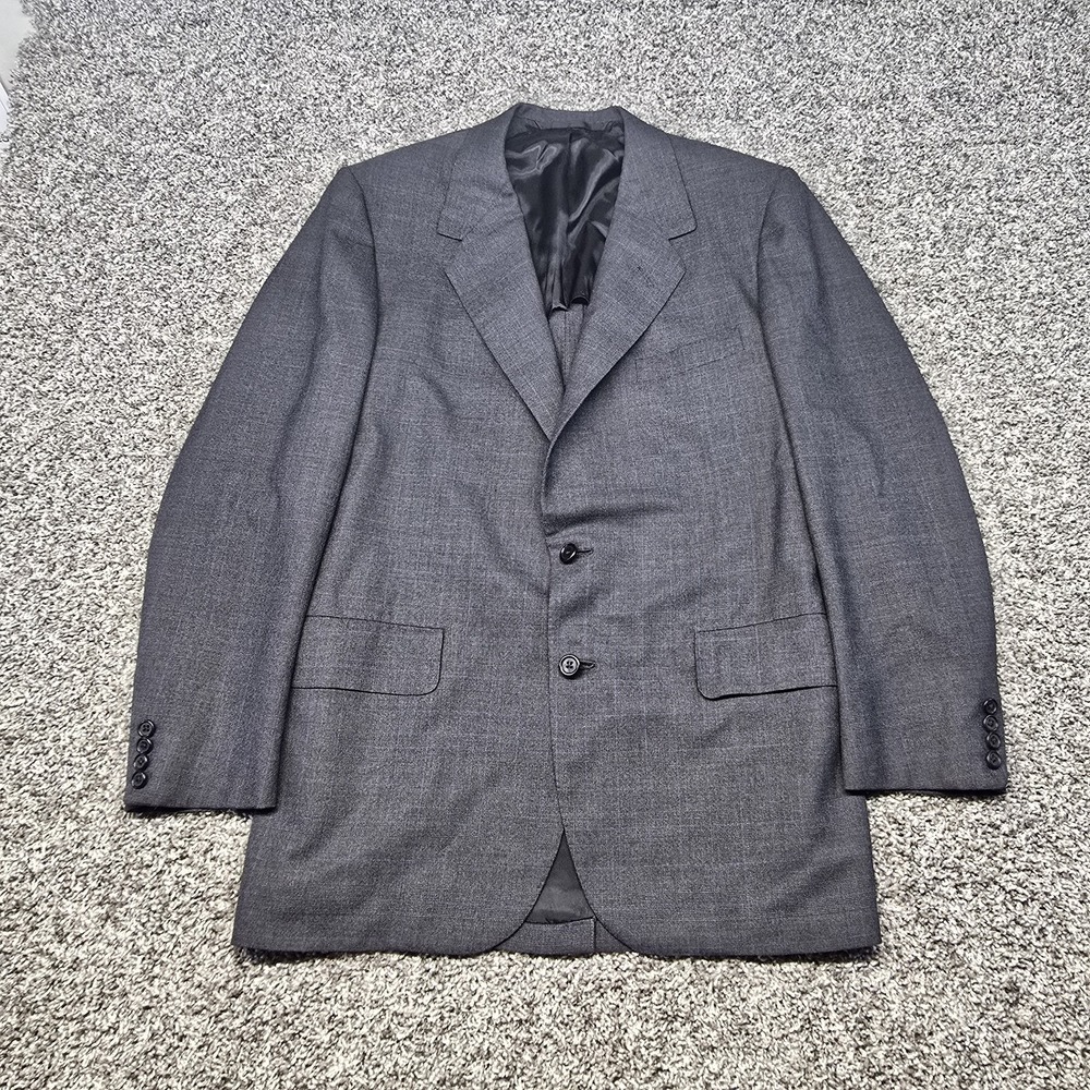 Oxxford‎ Clothes Glen Check Blazer Sportscoat Men Size 40r